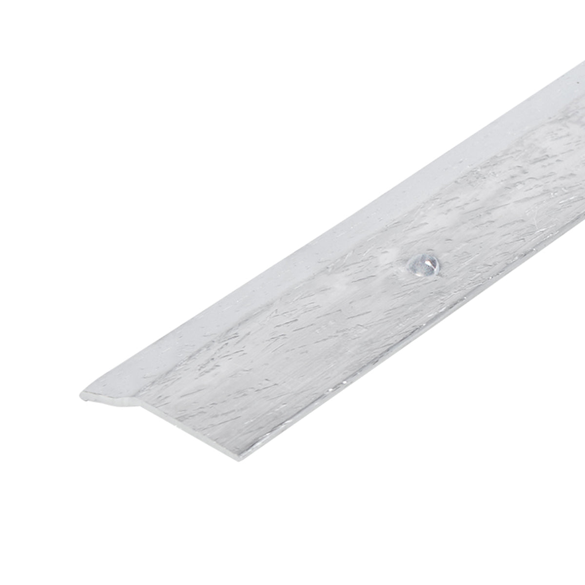 1-3/8 In. Aluminum Carpet Trim Hammered Silver / 144 in. Profile