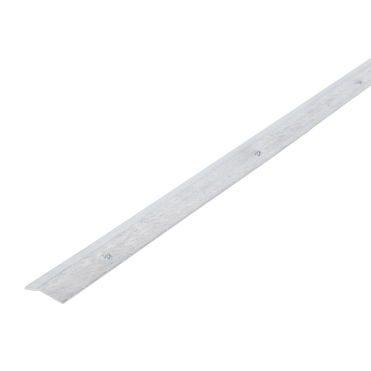 1-3/8 In. Aluminum Carpet Trim Hammered Silver / 144 in. Profile