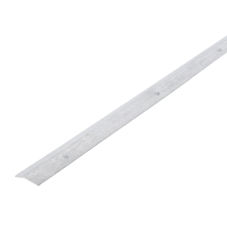 1-3/8 In. Aluminum Carpet Trim Hammered Silver / 144 in. Profile