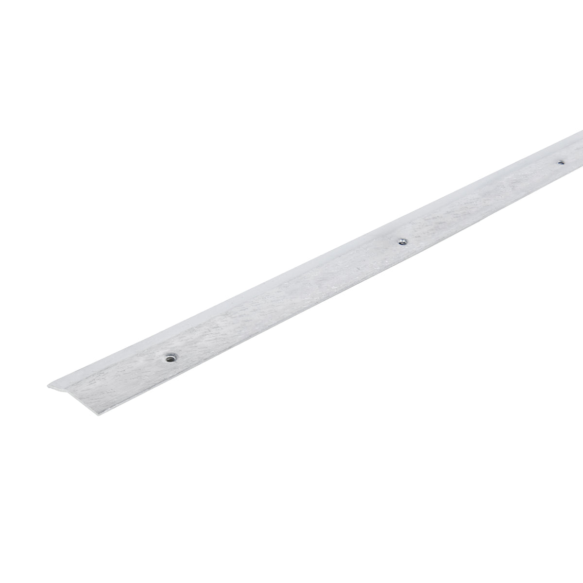 1-3/8 In. Aluminum Carpet Trim Hammered Silver / 144 in. Profile