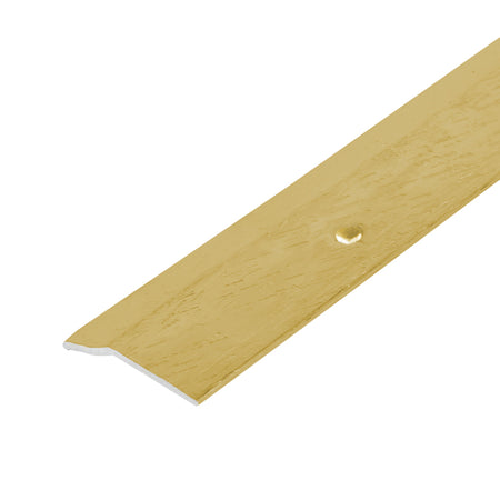 1-3/8 In. Aluminum Carpet Trim Hammered Satin Brass / 144 in. Profile