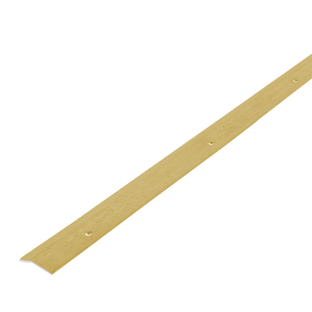 1-3/8 In. Aluminum Carpet Trim Hammered Satin Brass / 144 in. Profile