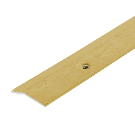 1-3/8 In. Aluminum Carpet Trim Hammered Satin Brass / 144 in. Profile