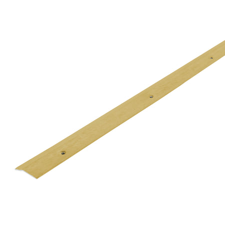 1-3/8 In. Aluminum Carpet Trim Hammered Satin Brass / 144 in. Profile