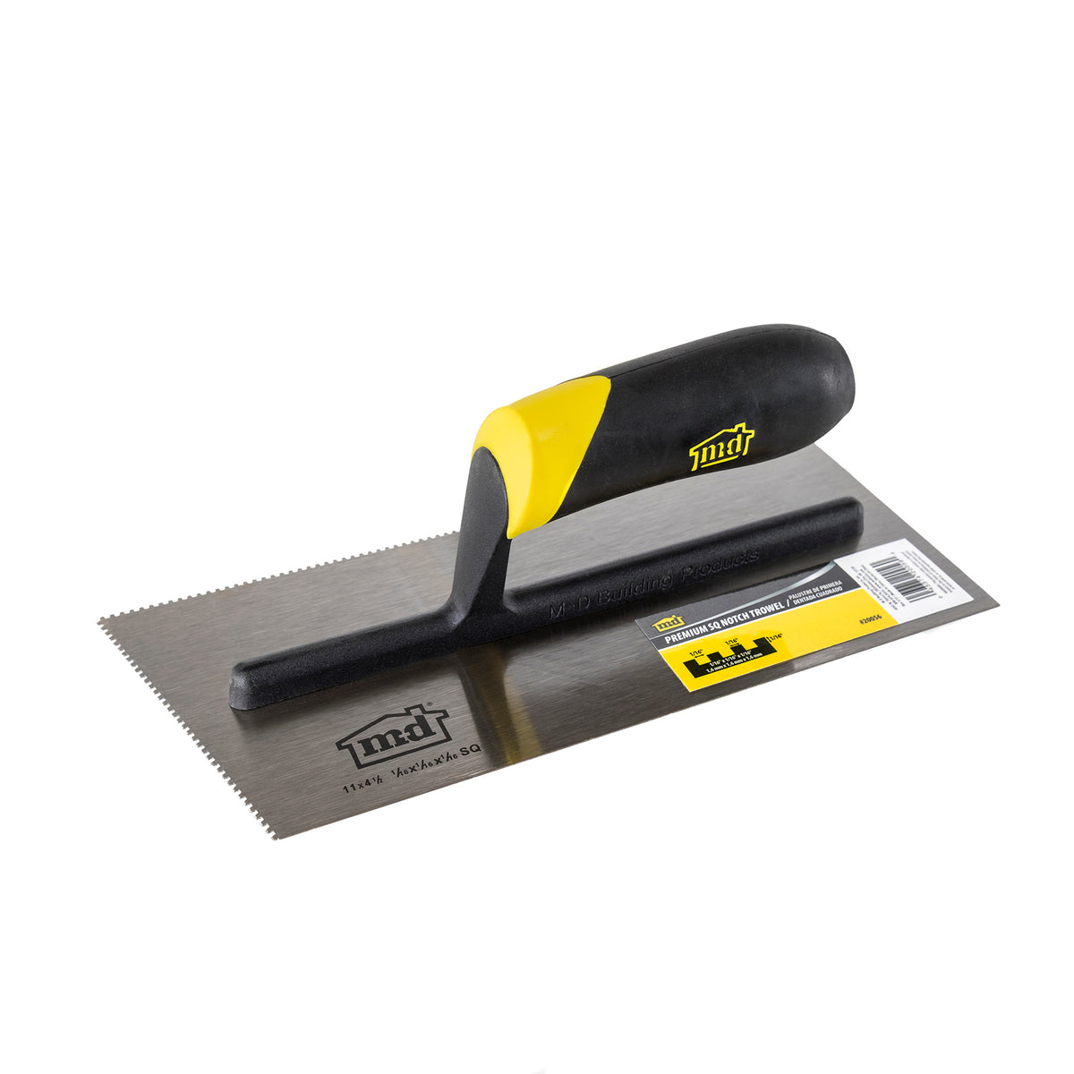 Premium Square Notch Trowel 1/16 in. x 1/16 in. x 1/16 in. Profile
