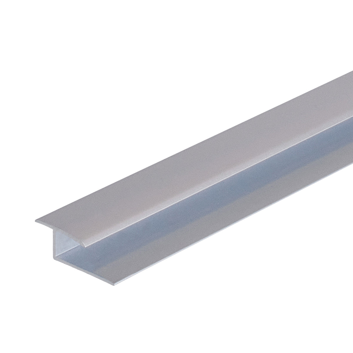 Smooth Aluminum LVT Vinyl Plank To Carpet 1 in. (6 - 7.5 mm) Satin Silver Profile