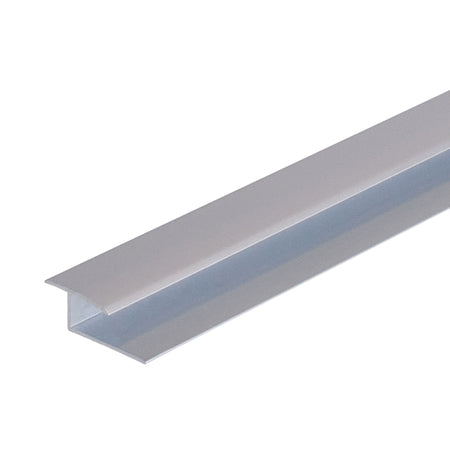 Smooth Aluminum LVT Vinyl Plank To Carpet 1 in. (6 - 7.5 mm) Satin Silver Profile