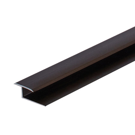 Smooth Aluminum LVT Vinyl Plank To Carpet 1 in. (4 -5.5 mm) Satin Antique Bronze Profile