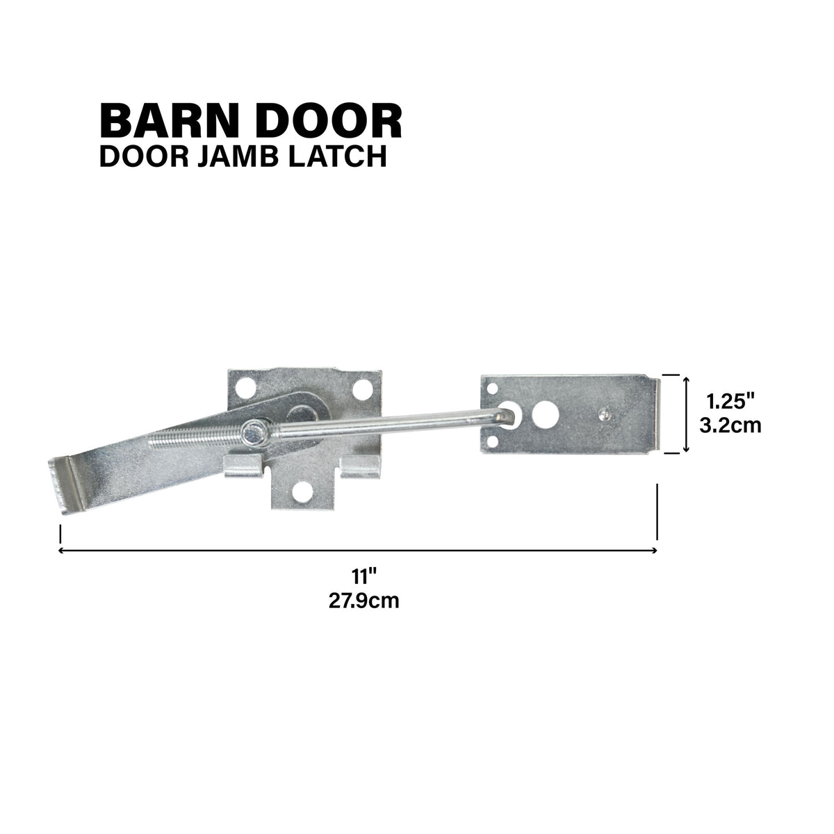 Heavy-Duty Door Latch for Exterior Barn Doors Mill Callout