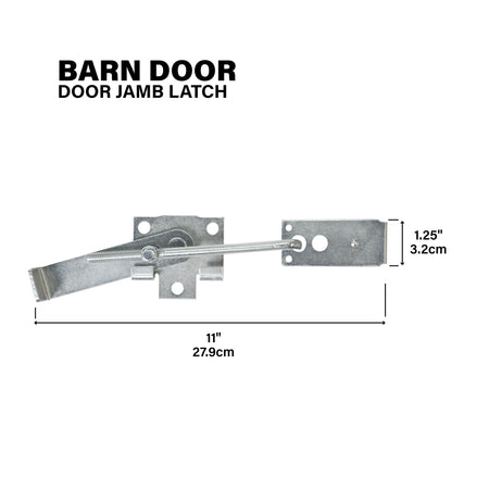 Heavy-Duty Door Latch for Exterior Barn Doors Mill Callout