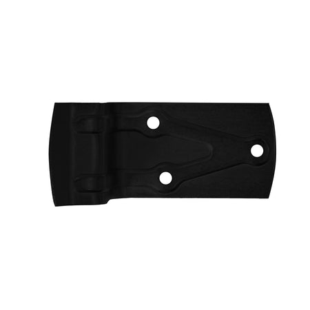 Heavy-Duty Door Bumper for Exterior Barn Doors Black Profile