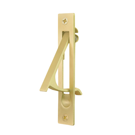 Edge Pull for Pocket Doors Soft Gold Profile
