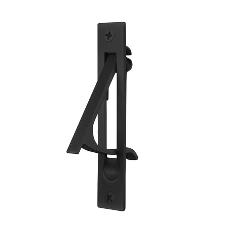 Edge Pull for Pocket Doors Matte Black Profile