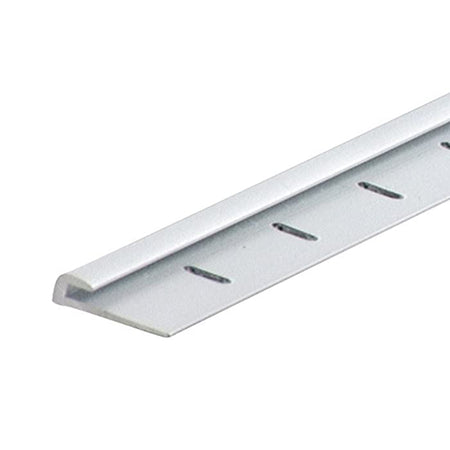 Aluminum Satin Clear Moulding Cap w/Nails 1/16 in. Profile
