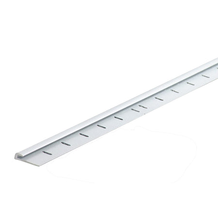 Aluminum Satin Clear Moulding Cap w/Nails 1/16 in. Profile
