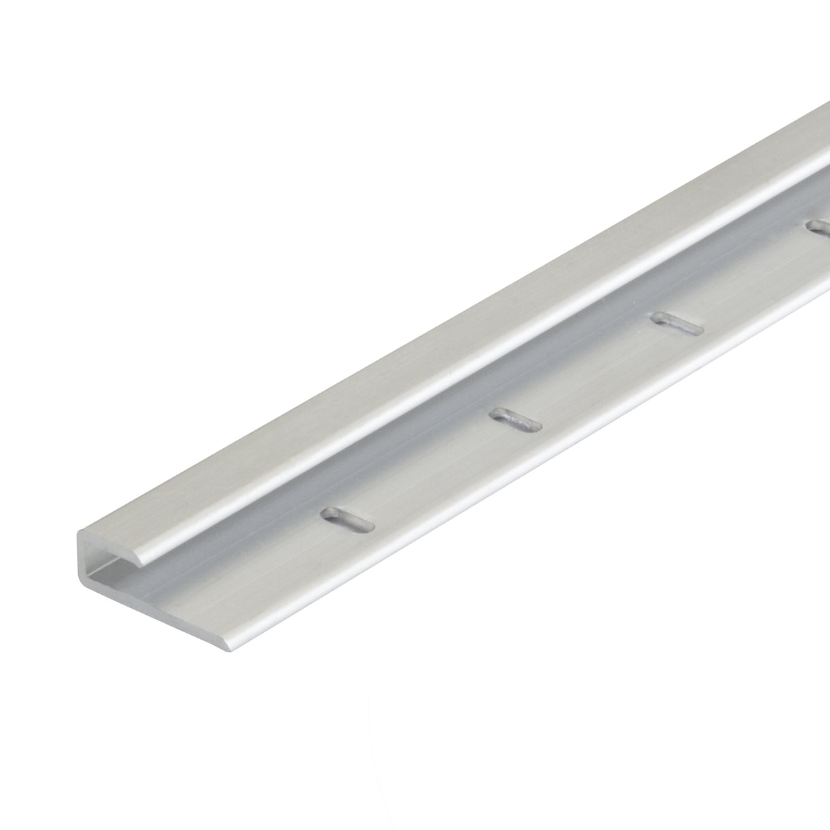Aluminum Satin Clear Moulding Cap w/Nails 1/8 in. Profile