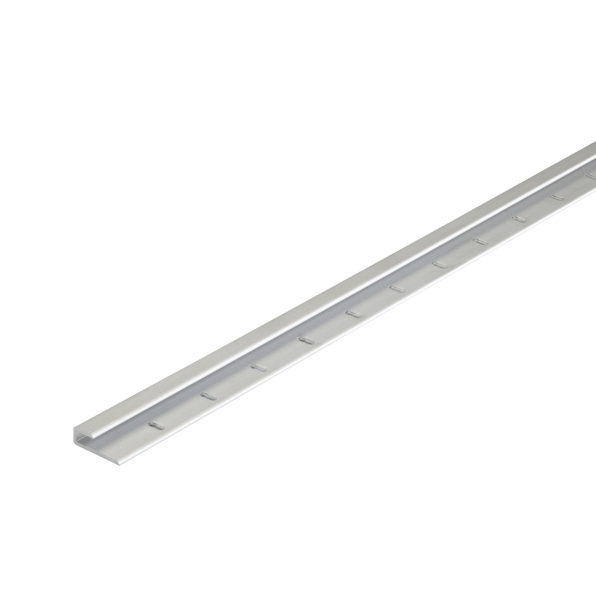Aluminum Satin Clear Moulding Cap w/Nails 1/8 in. Profile