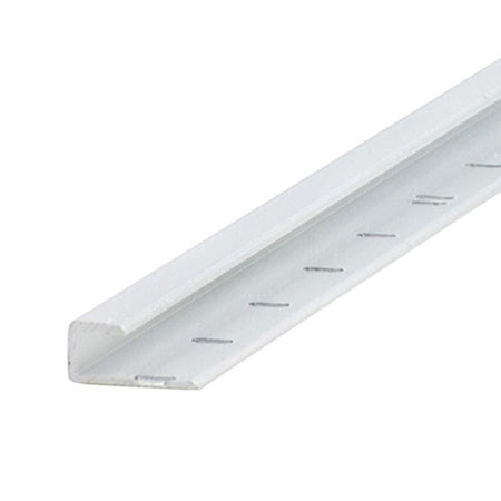 Aluminum Satin Clear Moulding Cap w/Nails 1/4 in. Profile