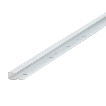 Aluminum Satin Clear Moulding Cap w/Nails 1/4 in. Profile