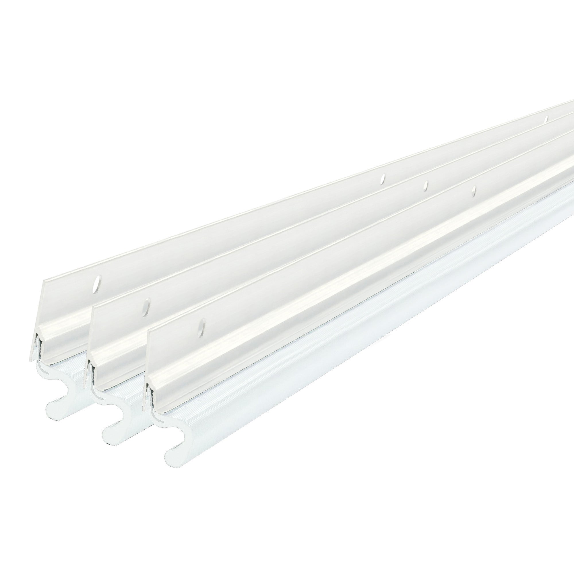 White Aluminum and Vinyl-coated Foam Heavy-duty Screw-on Top and