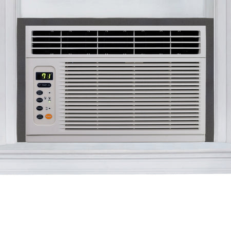 2-1/4 in. X 42 in. Gray Air Conditioner Weatherseal for Window Units In Use
