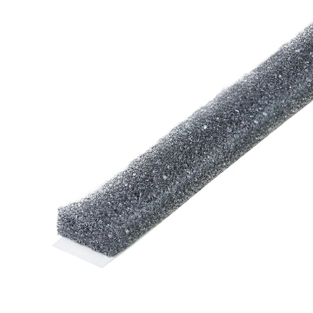 3/16 in. x 3/8 in. x 17 ft. Gray Economy Foam Window Seal for Small Gaps Profile