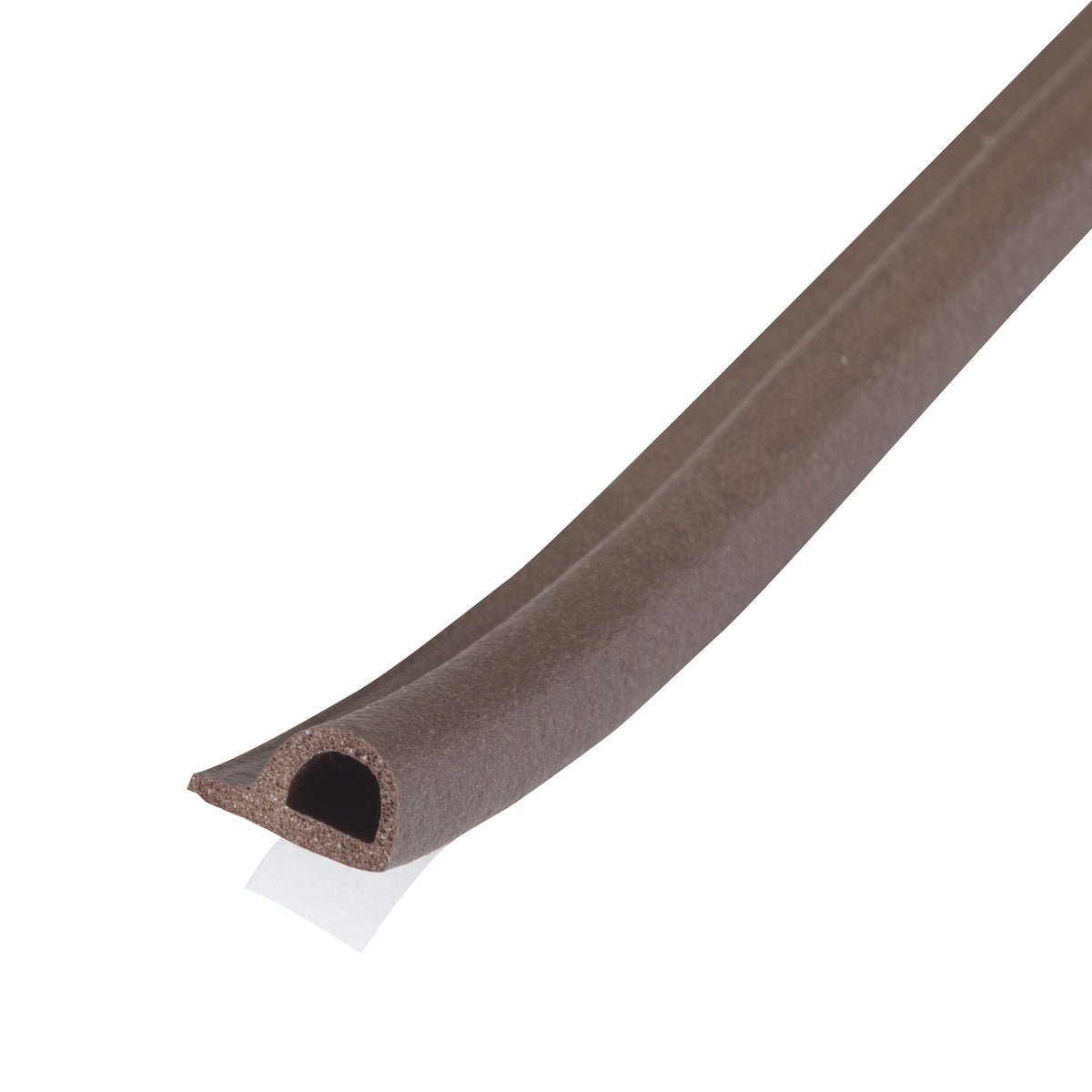 Premium Rubber Window Seal for Medium Gaps Brown / 7/32 in. x 3/8 in. x 17 in. Profile