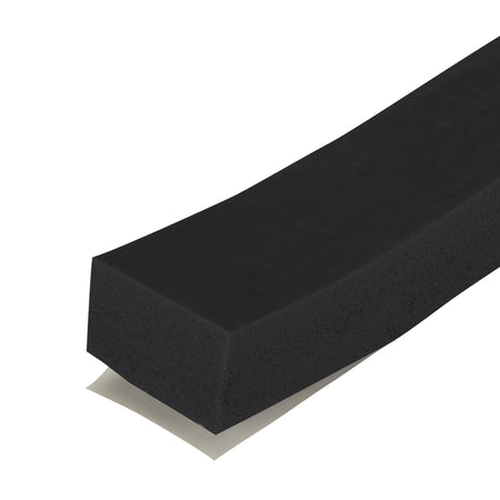 Foam Window Seal for Gaps Black / 1/2 in. x 3/4 in. x 30 ft. Profile