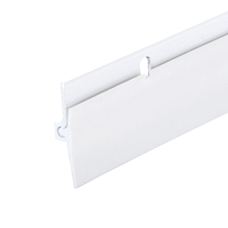 36 in. Aluminum and Vinyl Standard Screw-on Door Sweep White Profile