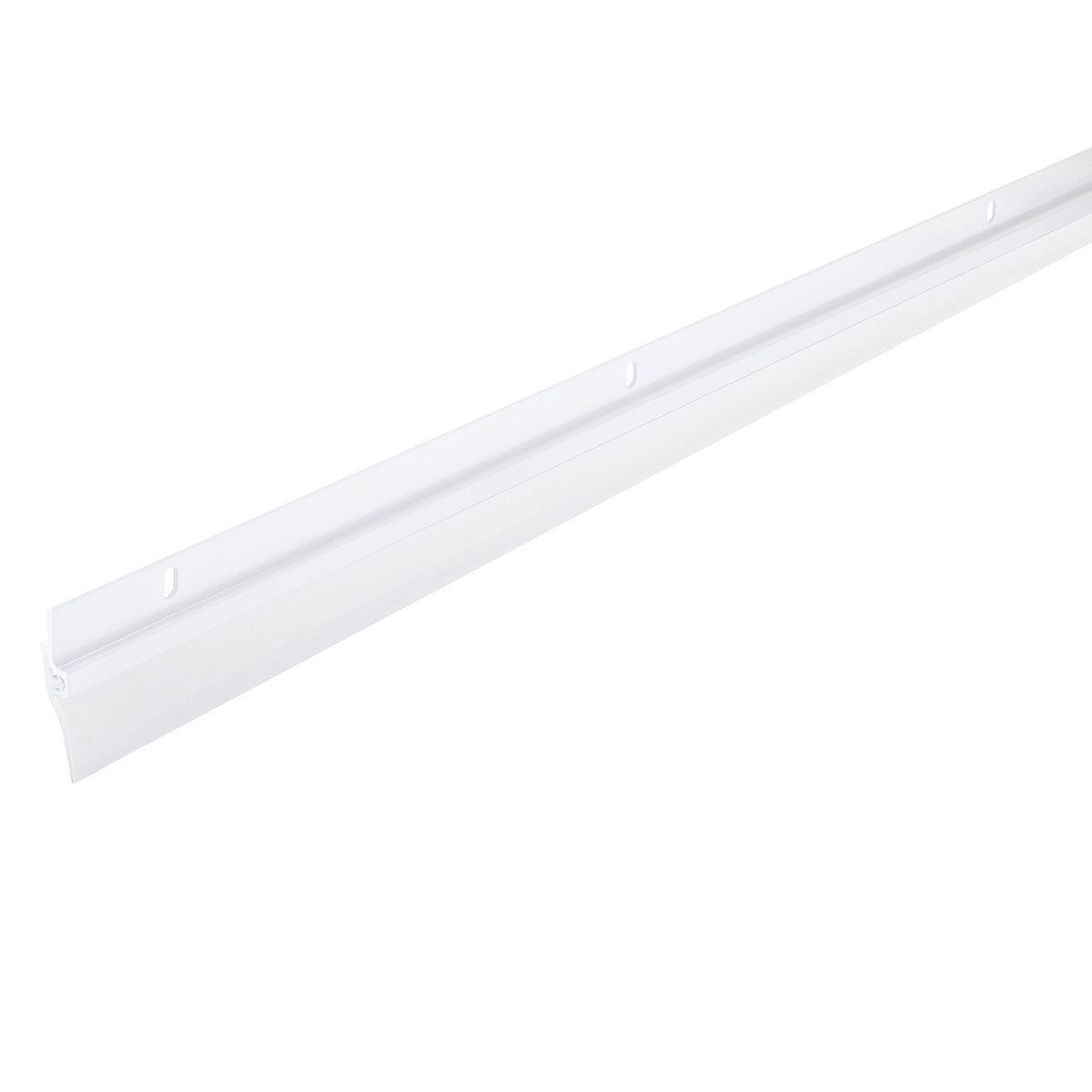 36 in. Aluminum and Vinyl Standard Screw-on Door Sweep White Profile