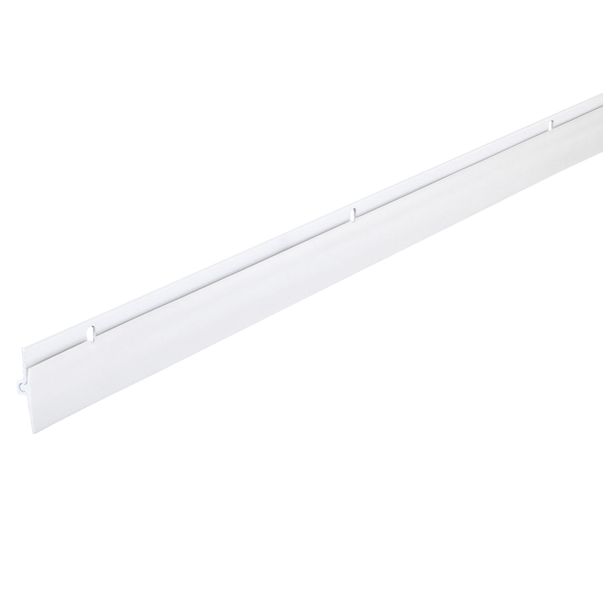 36 in. Aluminum and Vinyl Standard Screw-on Door Sweep White Profile