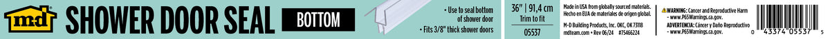 Twin Wiper Seal 36" Label