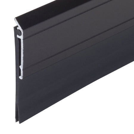 Aluminum and Vinyl DENY™ Heavy-duty Screw-on Door Sweep Bronze Profile