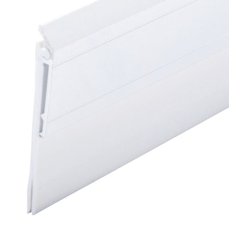 Aluminum and Vinyl Heavy-duty Screw-on Door Sweep White / 36 in. Profile