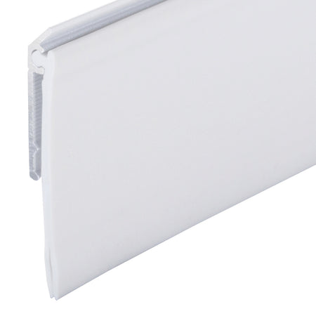 Aluminum and Vinyl Heavy-duty Screw-on Door Sweep White / 36 in. Profile