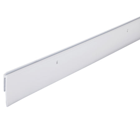 Aluminum and Vinyl Heavy-duty Screw-on Door Sweep White / 36 in. Profile