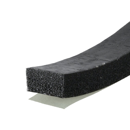 10 ft. Black Sponge Window Seal for Small Gaps 1/4 in. x 1/2 in. Profile