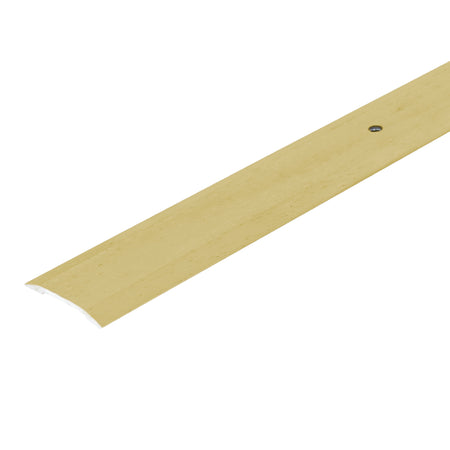 1-1/4 In. In. Aluminum Seam Binder Hammered Satin Brass / 144 in. Profile