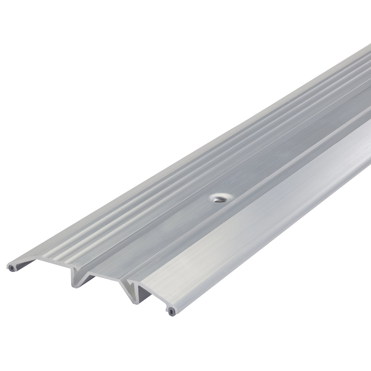 Aluminum and Vinyl Heavy-Duty Low-Profile Threshold Silver / 32 in. Profile