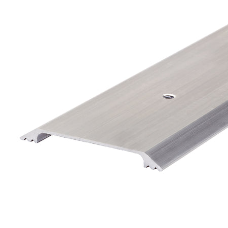 Aluminum Flat Profile Threshold for Interior Doorways Silver / 2-1/2 in. x 1/4 in. Profile