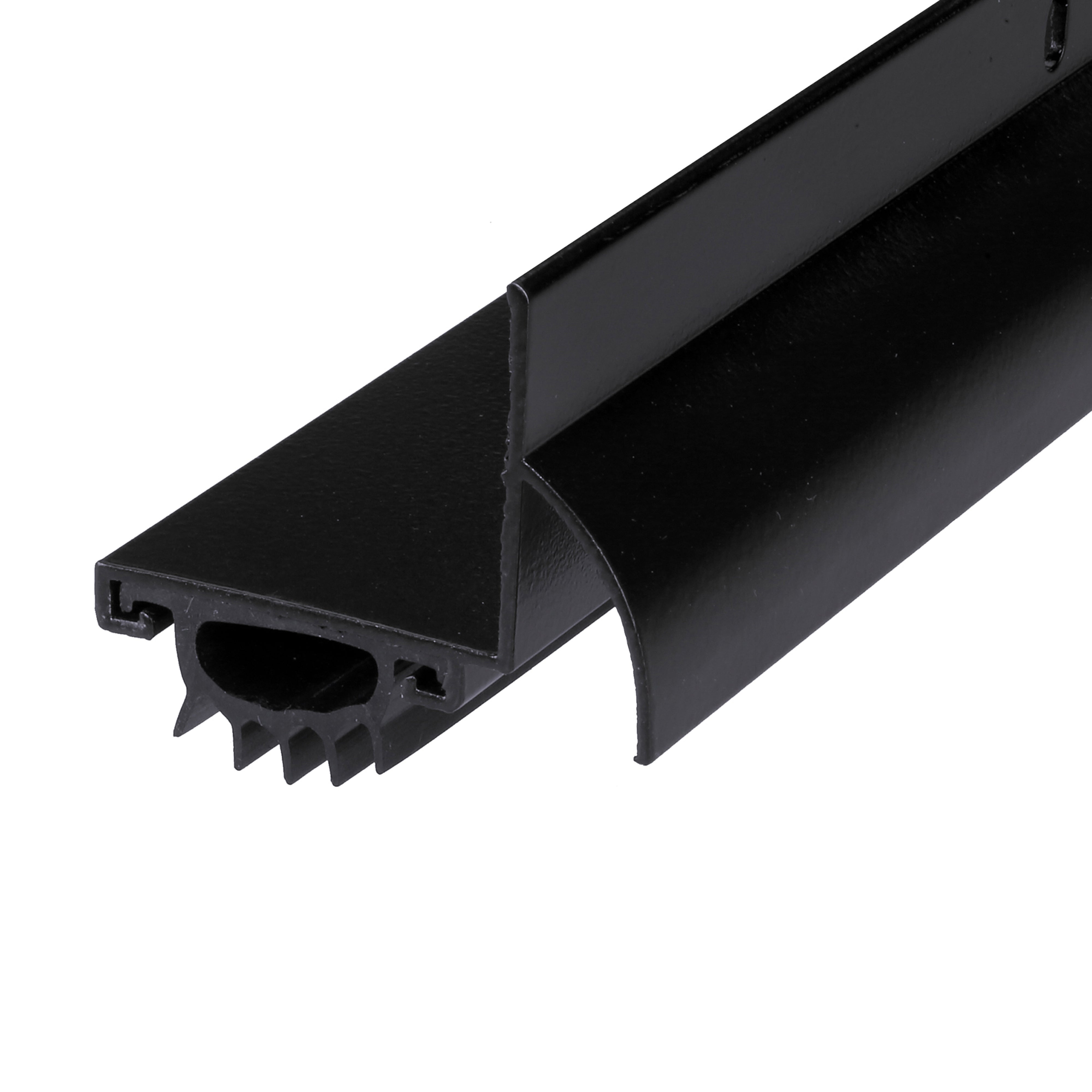 36 in. Black Aluminum L-Shape Screw-on Under Door Seal – M-D