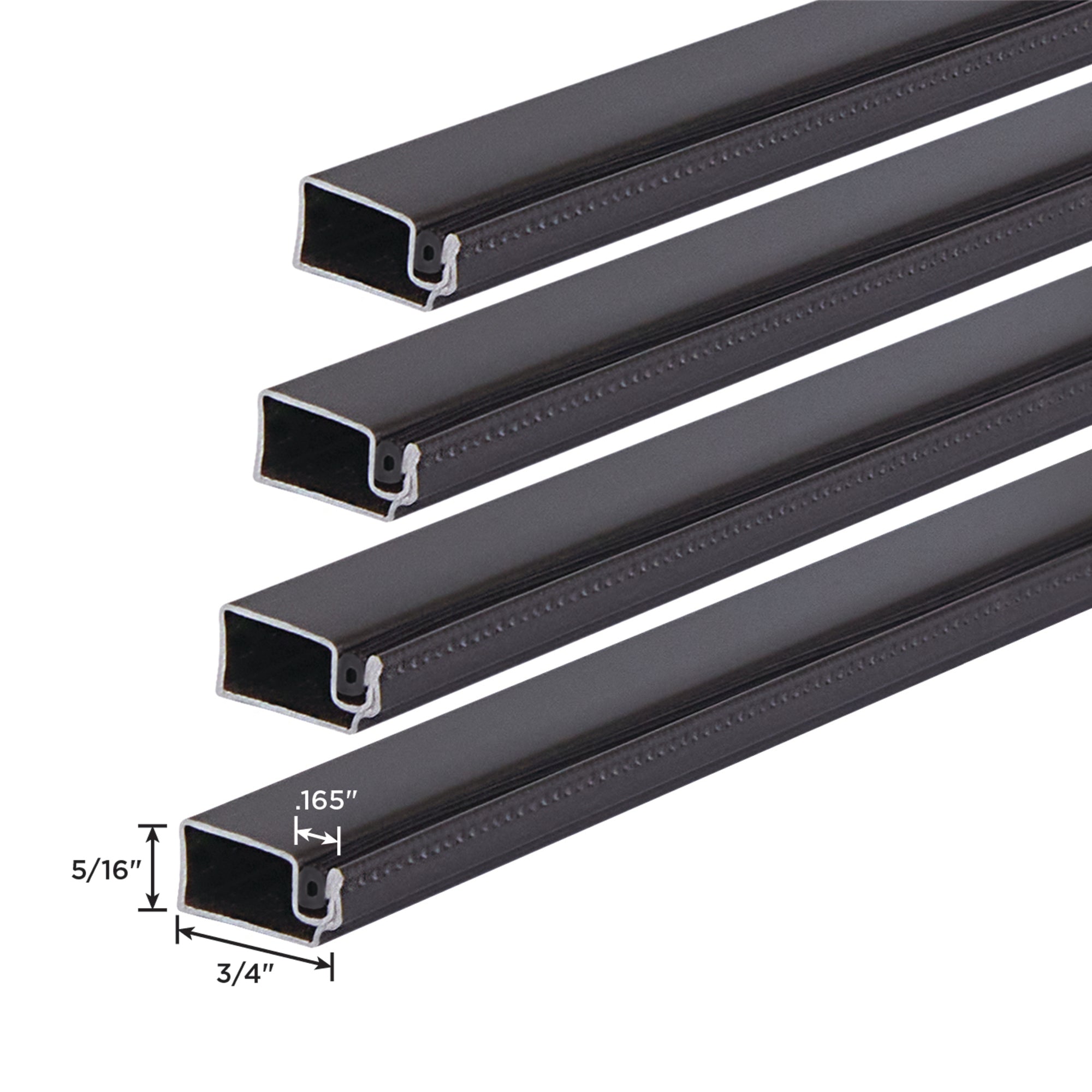 Aluminum Kit Frame 36 in. x 7/16 in. (91 cm x 1.1 cm) Brown – M-D ...