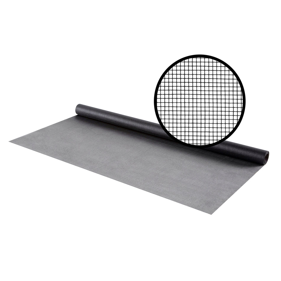 Charcoal Crystal Clear Fiberglass Screen