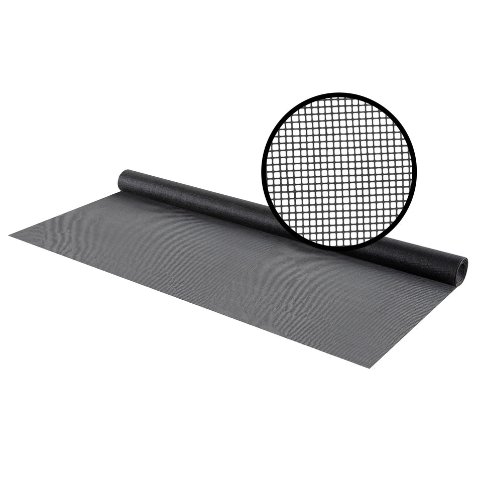 Black Micro Mesh Screen 36 in. x 84 in. (91 cm x 213 cm)