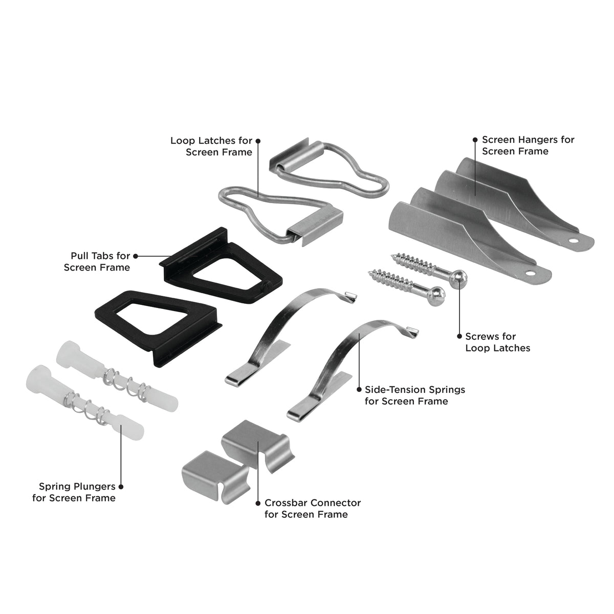 5/16 in. Screen Accessories Kit For Screen Frame Default Title Out Package