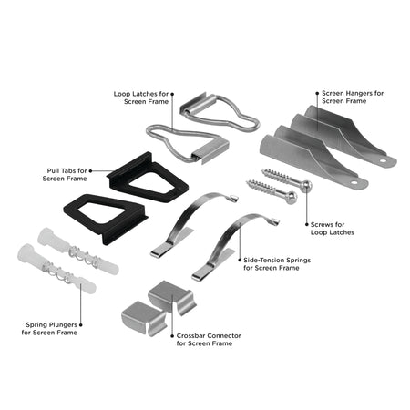 5/16 in. Screen Accessories Kit For Screen Frame Default Title Out Package