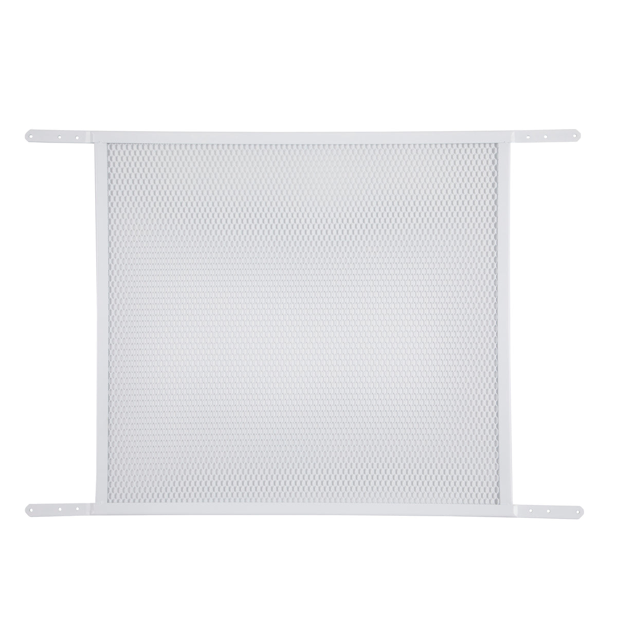 24 in. x 30-36 in. Steel Door Grille White Profile