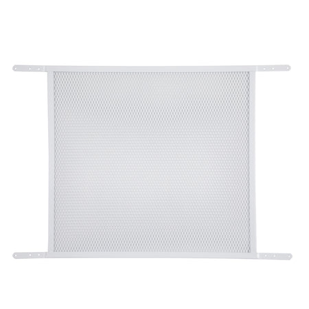 24 in. x 30-36 in. Steel Door Grille White Profile