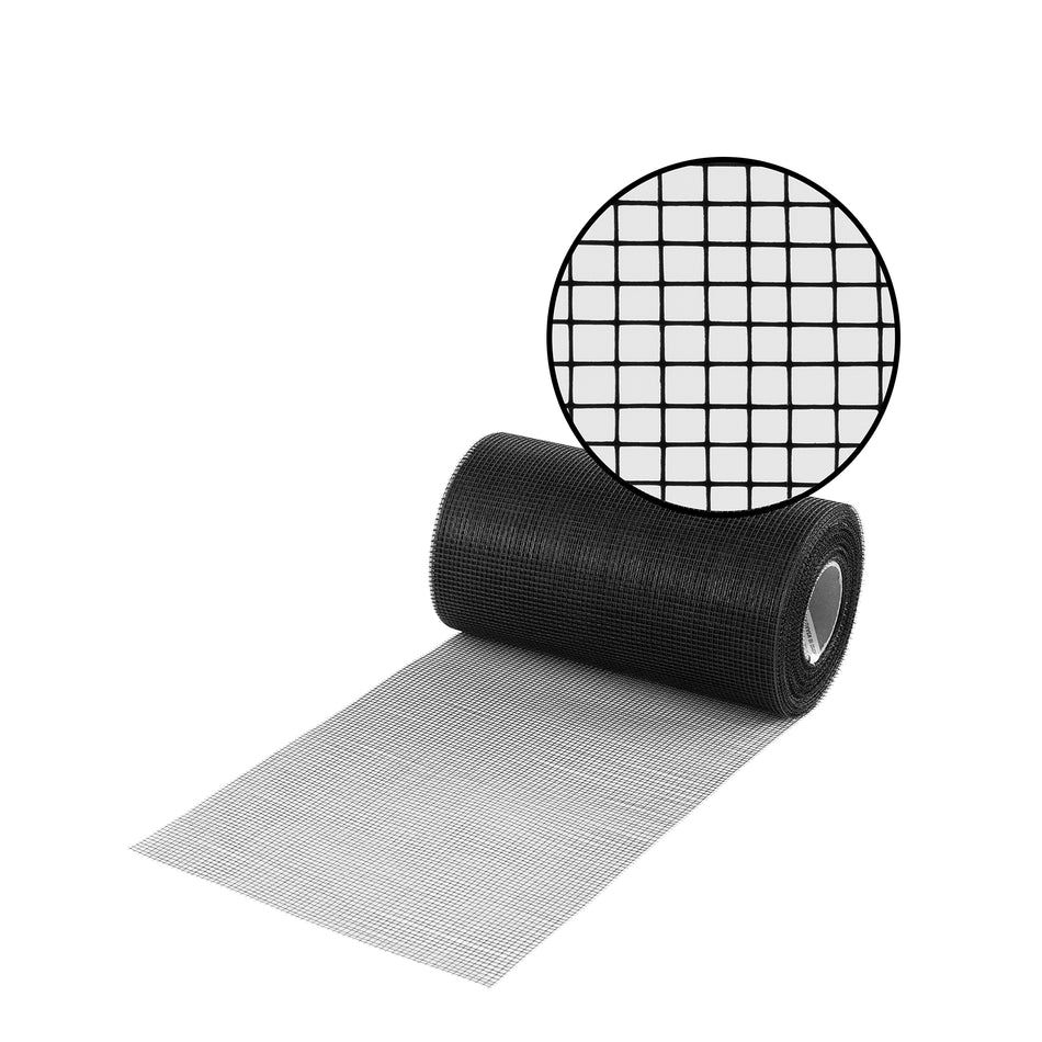 Fiberglass Vent Screen 8 in. x 100 ft. Black