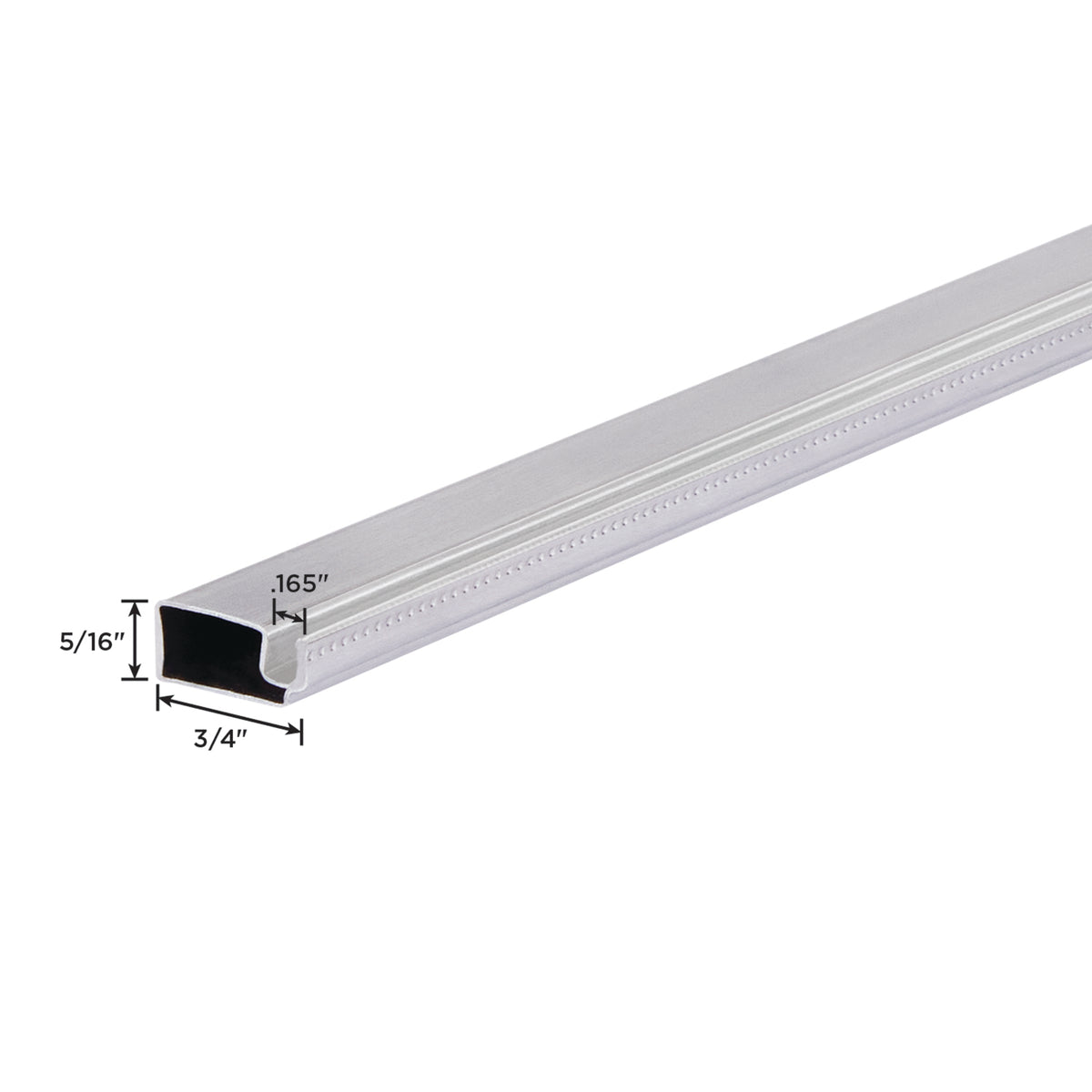 Make-2-Fit 5/16 x 3/4 in. Screen Frame, 72 in. x 0.020, White (Single Make-2-Fit 5/16 x 3/4 in. Screen Frame, 72 in. x 0.020, White (Single